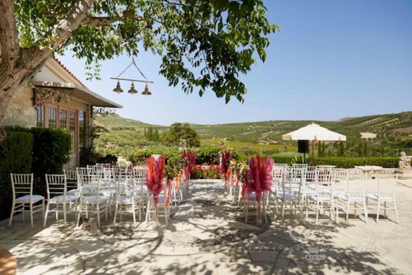 Villa Mantilari Wine Estate 7 Apartments 2 Private Pools 1 Heated Tennis Court Fitness Center 阿卡尼斯 外观 照片