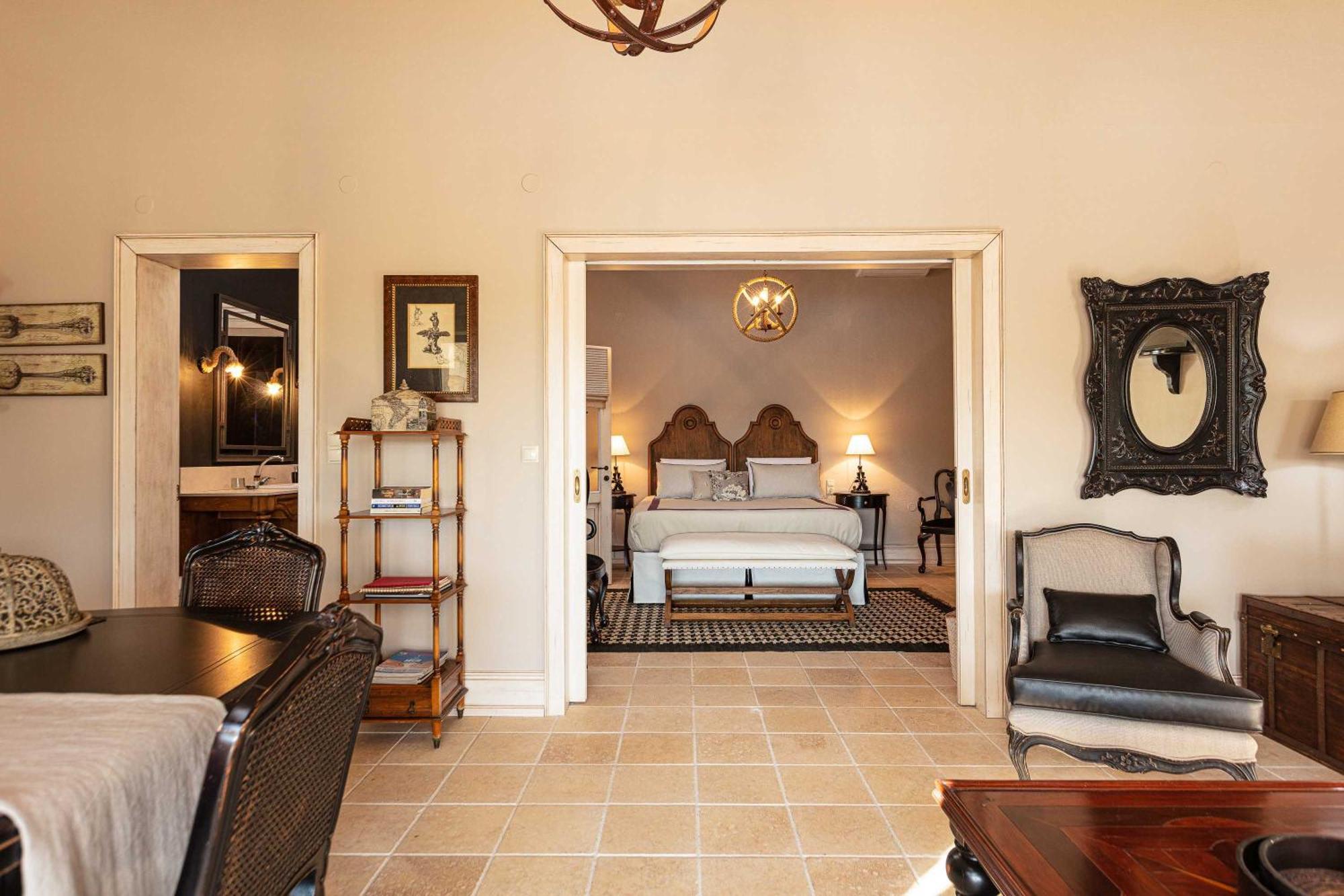 Villa Mantilari Wine Estate 7 Apartments 2 Private Pools 1 Heated Tennis Court Fitness Center 阿卡尼斯 客房 照片